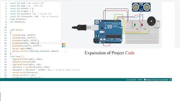 Arduino ultrasound parking sensor code explanation #arduino #project