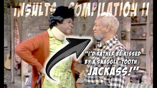 Fred vs Esther Insults Compilation 2  SANFORD & SON  Funny!!!