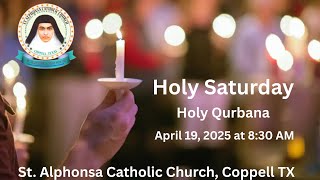 St Alphonsa Coppell - Holy Saturday Services 2025