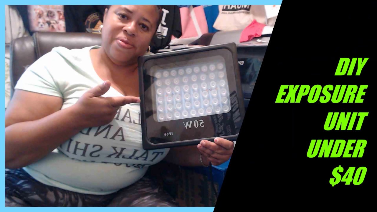 How To Burn A Screen | DIY 20 Second Exposure Unit for Screen Printing ...