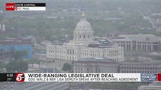 Walz and Demuth speak after reaching agreement on legislative deal