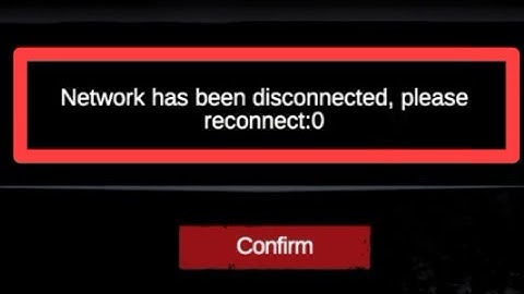 Network has been disconnected, please reconnect:0 problem solve in Zombie Frontier4