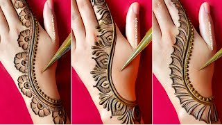 Top 3 stylish back hand mehndi | easy mehndi design | mehndi ka design | mehndi designs | mehndi.