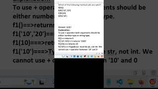 Python certification exam Question-107#shortsfeed #shorts #coding #python #certification #shortvideo