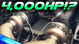 4000hp pair of TWIN TURBO Lambos!