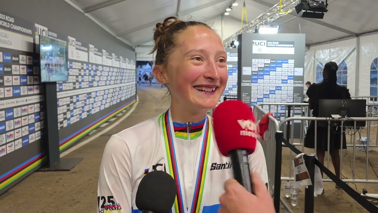 Чемпион мира 2025 года: интервью с Магдаленой Вальер после победы в шоссейной гонке в Руанде