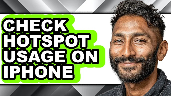 How to Check Hotspot Usage on Iphone - Easy Guide