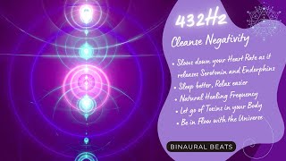 432Hz | 1 Hour Relaxing Meditation | Deepest Healing | Increase Your Vibration
