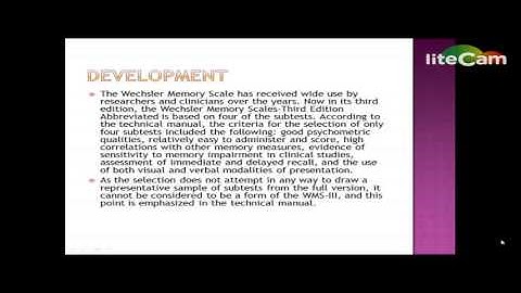 WMS III Abbreviated 0 0