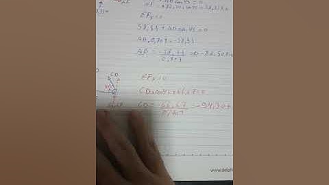 Cálculo de treliças.  Método dos nós.  Vd 3