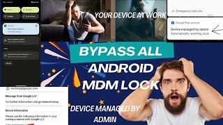 Remove Android MDM Lock | Device managed by Admin | Your Device at work | Auto Reset Problem