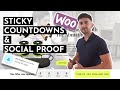 How to Add Sticky Countdown Timers & Social Proof to WooCommerce