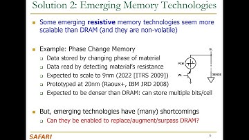 Computer Architecture - Lecture 13: Emerging Memory Technologies (ETH Zürich, Fall 2018)