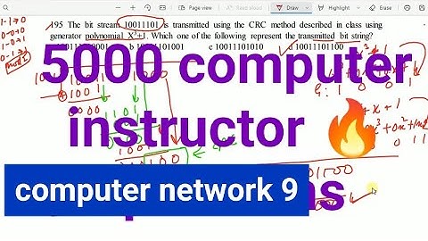 Computer Instructor | 5000 Questions | Computer Network Vid 9 | Rajasthan computer teacher