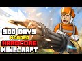 I Survived Hardcore Modded Minecraft For 900 Days using the largest modpack possible