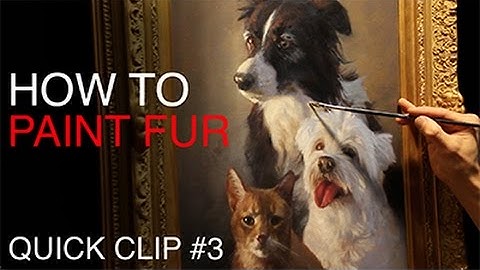 Painting PET PORTRAITS / How to Paint Fur!