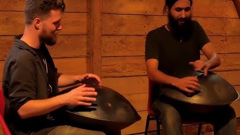Lauri Wuolio & Peter Levitov Improv- Handpan Duet - Hangout UK  2016