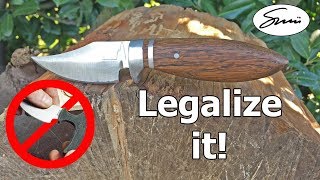 Knifemaking: From restricted item to EDC legal knife. by Smü 7,629 views 6 years ago 7 minutes, 36 seconds