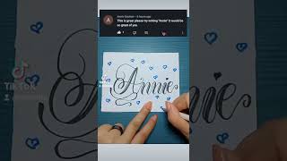 Download Lagu #requestedname #annie #calligraphy #lettering MP3