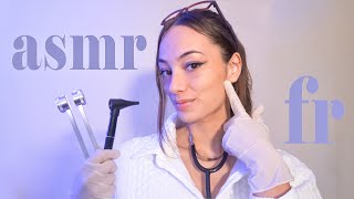 ASMR Français 👂 Examen médical des oreilles à la Clinique Sommeil ⚕️ lotion, cotton tige, etc. 3DiO