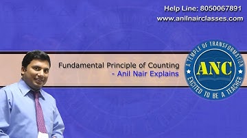 Fundamental Principle of Counting   Anil Nair Explains