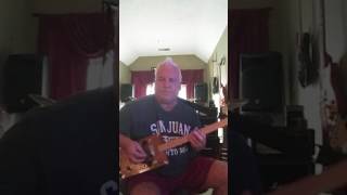 Crossroads by Eric Clapton on 3 string cigar box guitar
