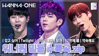 그때 우린 워너원에 미쳤었죠..✨ 봄바람 불기 전에 더 생각나는 워너원(Wanna One)의 믿고 듣는 수록곡 모음💙 (Stage Mix)