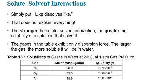 Chapter 13 Properties of Solutions  I