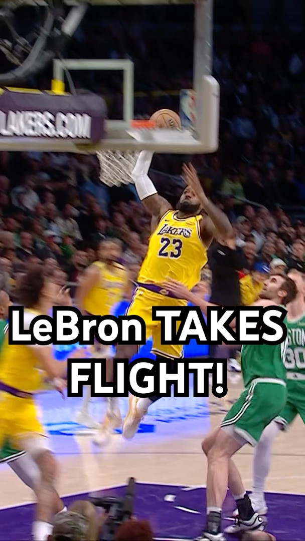 LeBron with AUTHORITY!
