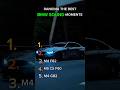 Ranking best BMW Engine Sound.Whats ur ranking?👇#car #shorts #supercars #ranking #bmw #m5 #cars #us