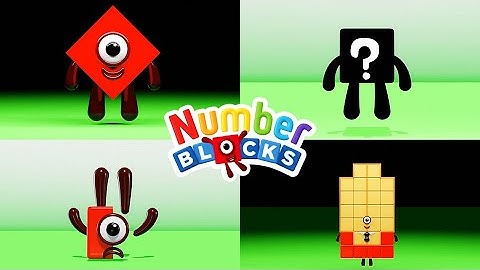 NEW! NUMBERBLOCKS Quadparison Part 17 | 3D Blender Lab