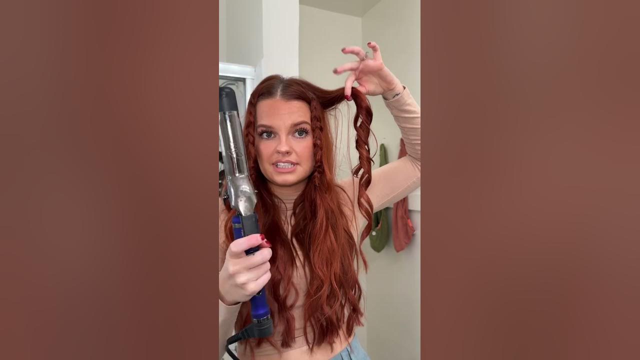 HOW TO CURL W/ A CLAMP CURLING IRON YouTube