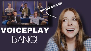 Vocal coach reacts to Voiceplay-"Bang!"