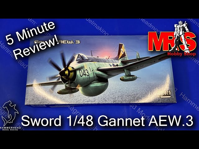 sword Gannet AEW. 3 1/48 未組立キット Sword 1/48 Gannet AEW.3 | 5 Minute Review - YouTube