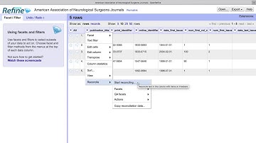 Reconcilliation in OpenRefine: Part 1