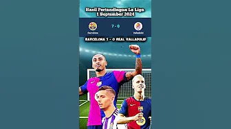 2024_ Barcelona 7 - 0 Real Valladolid‼️#football #laliga #barcelona #valladolid #shorts #subscribe thumbnail