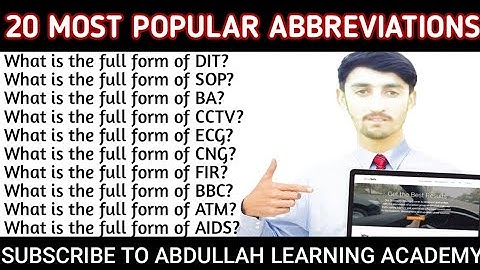 Important Abbreviations for ISSB  CSS  NTS   PMS exams