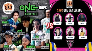 ONEders VS PINK PANTHERS || ONE DAY LEAGUE || Spiking Aces Volleyball Camp