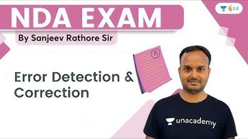 Error Detection & Correction | English | NDA Exams | wifistudy 2.0 | Sanjeev Rathore