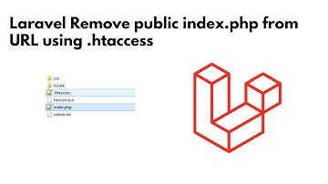 Remove public index.php from Laravel URL using .htaccess