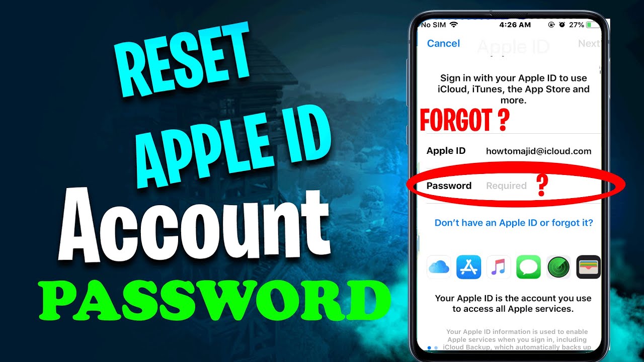 forgot apple id password forgot apple id password