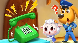 Phone Call from a Stranger | Safety Cartoon | Kids at Home | Kids Cartoon | Sheriff Labrador