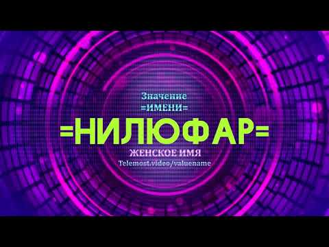 Значение имени Нилюфар - Тайна имени