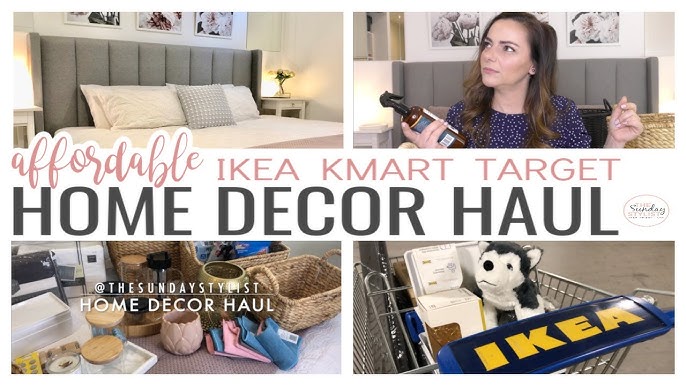 Home Decor Haul & VLOG | Kmart, Ikea, Target, Society6 | Jenny ...