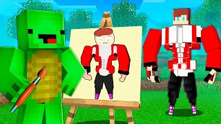 JJ and Mikey:  Use DRAWING MOD for PRANK on JJ Mutant! - Maizen