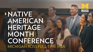 Michigan Ross MBA Native American Heritage Month Conference by Ross School of Business 1,075 views 3 months ago 3 minutes, 48 seconds