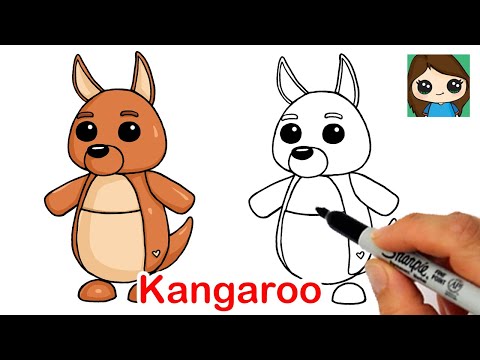 How To Draw A Kangaroo Roblox Adopt Me Pet Safe Videos For Kids - draw so cute roblox adopt me pets