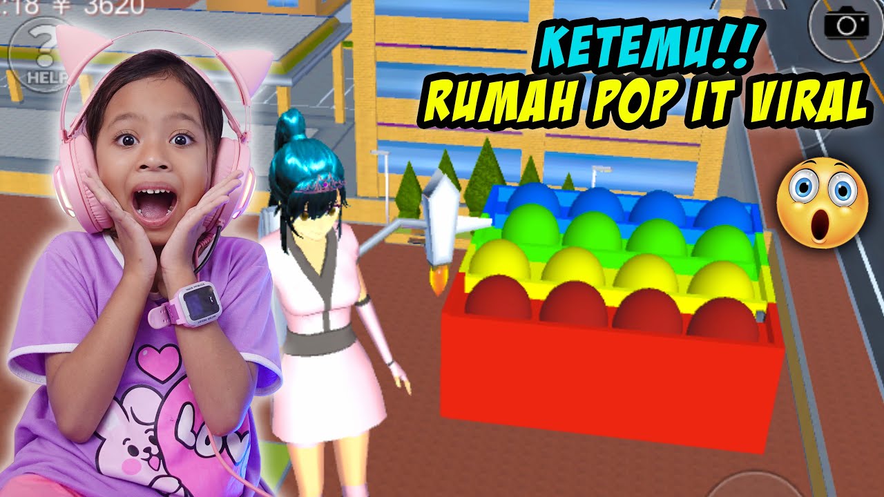 INI DIA PETA RUMAH POP IT LUCU YANG LAGI VIRAL DI SAKURA SCHOOL SIMULATOR‼️😱