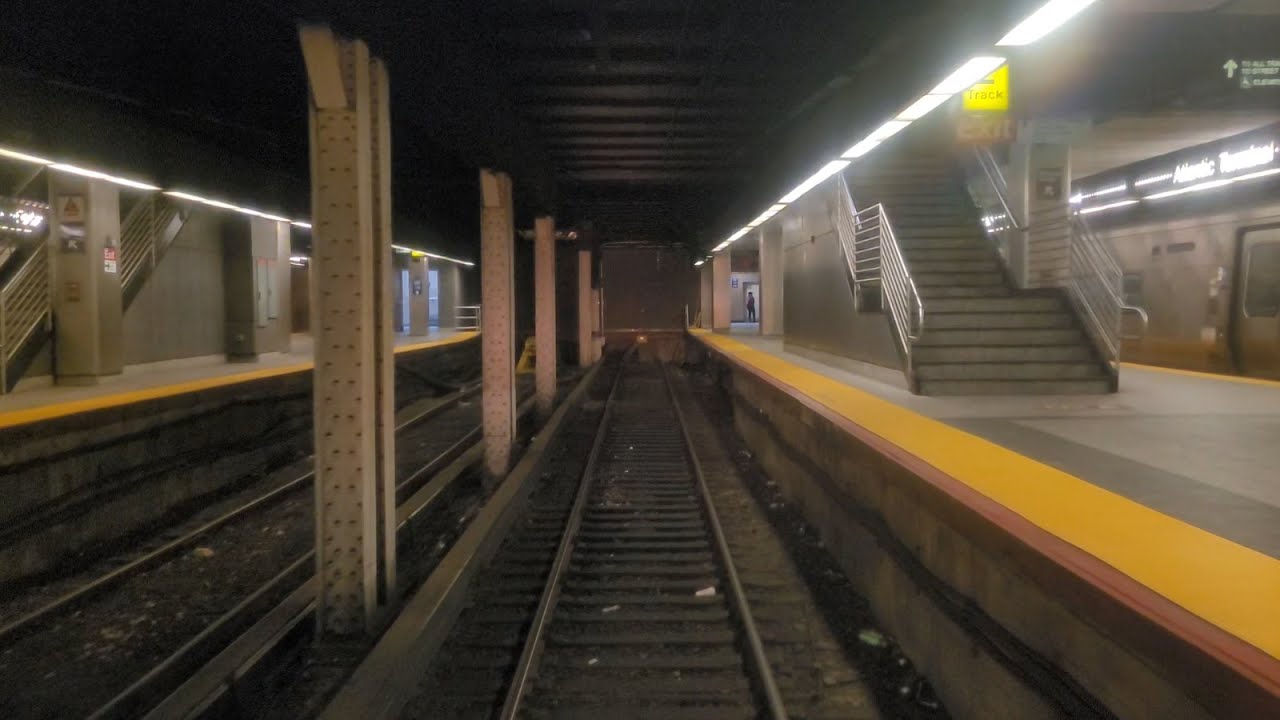 4K/60p: LIRR M3 Front Window Jamaica to Atlantic Terminal