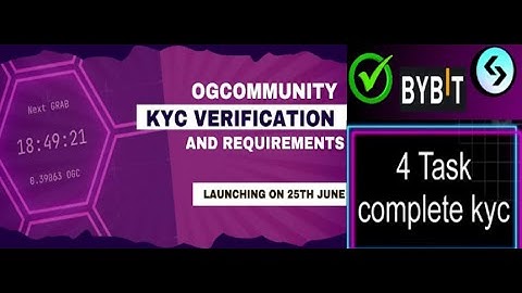 Complete OGC Kyc Verification|| OGC Connect Wallet|| How to create Wallet || OGC mining